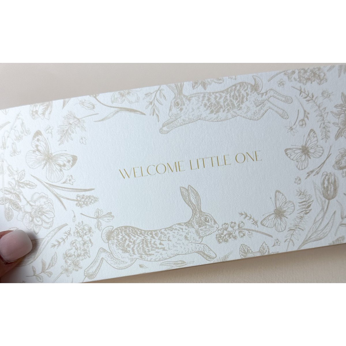 Greeting card / Welcome little one