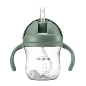 Straw Bottle Tritan 220ml Willow Green
