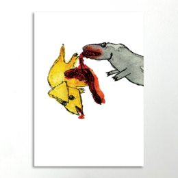 'The Dino' Print A5