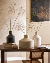 Vase Metal White 24x38cm