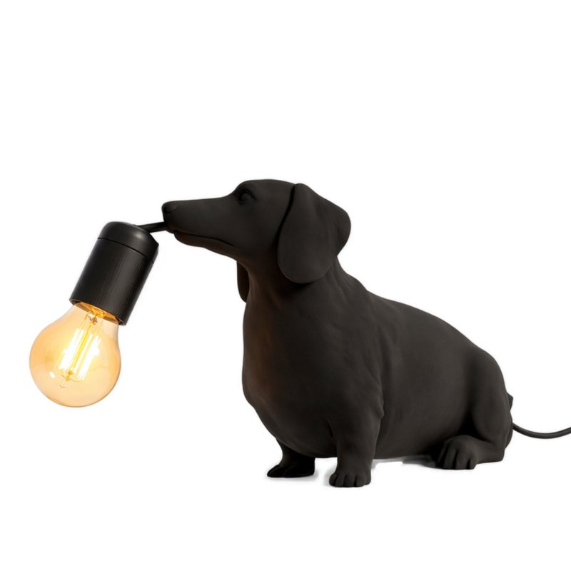 Lampada da tavolo di bassotti