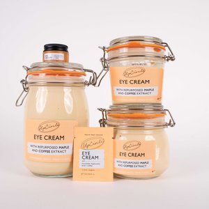 Vegane Augencreme mit Hyaluronsäure + Kaffee – Großnachfüllungen