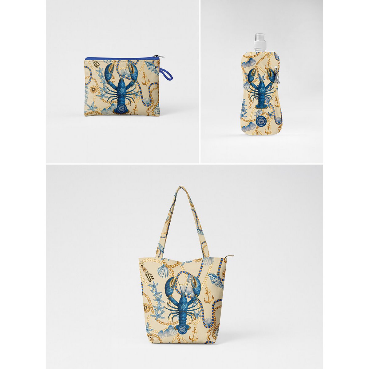 Pouch Blue Lobster