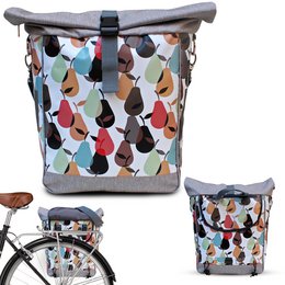 Bolsa de bicicleta para bolsas de bolsas de silla de montar en bicicleta, con una correa para colgar, impermeable - Peras