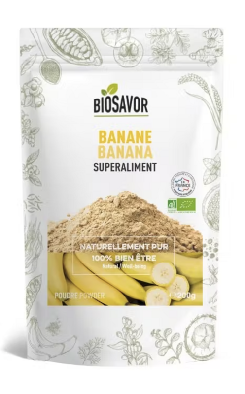 BANANE EN POUDRE - 200G - ERGÄNZUNG DER NAHRUNGSMITTEL