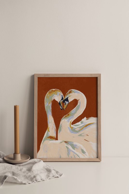 Love swans