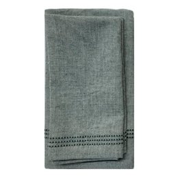 Table runner with napkins - Dark green - KADOTIP