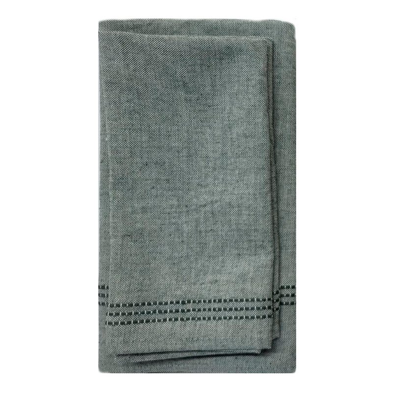 Table runner with napkins - Dark green - KADOTIP