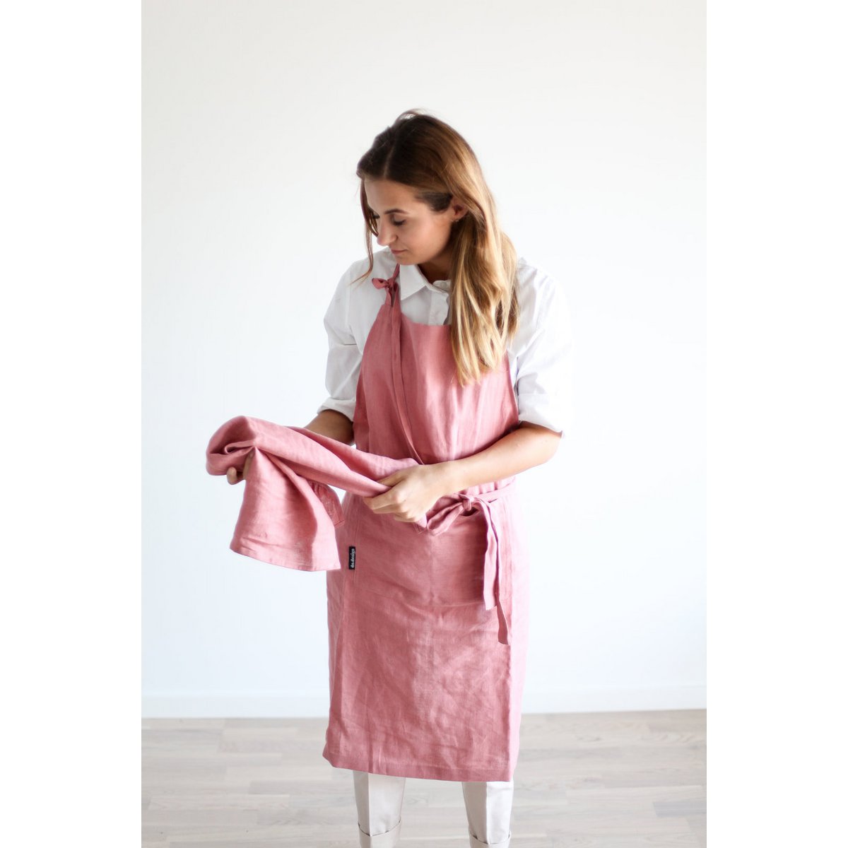 Apron / Pinky coral