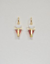 Pendientes Triángulo Rubí