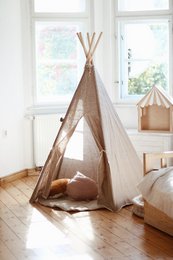 Tipi- und Mattenset „Natural Linen“