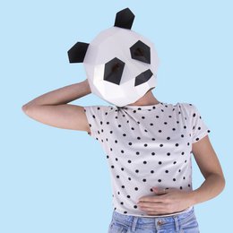 MASKERSET LEEUW PANDA WASBEER HF