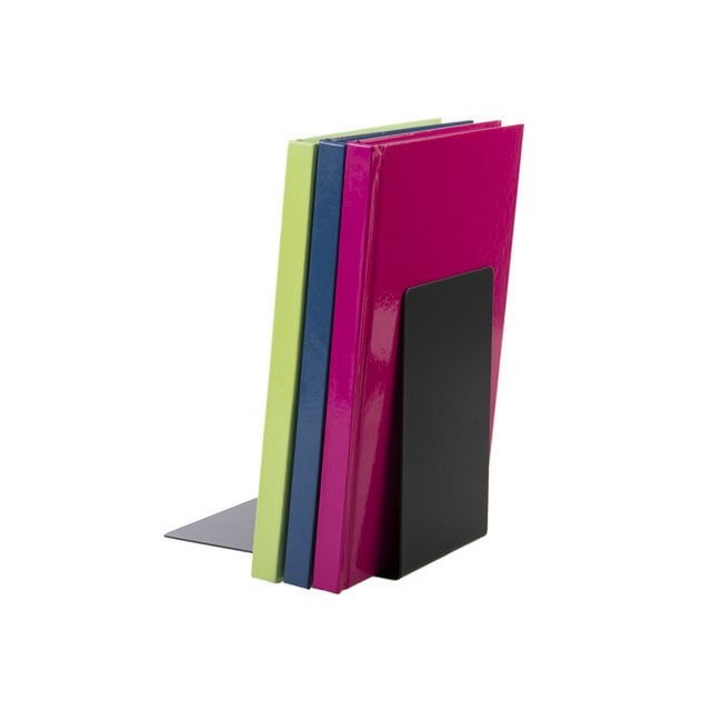 Sujetalibros Westcott metal negro 2 piezas 90x140x140mm
