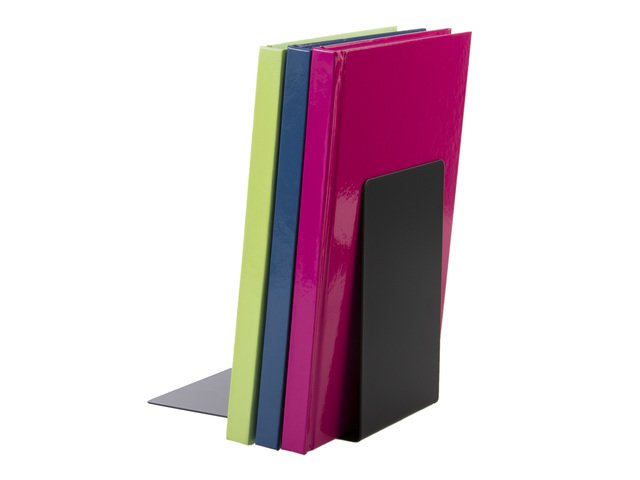 Fermalibri Westcott metallo nero 2 pezzi 90x140x140mm