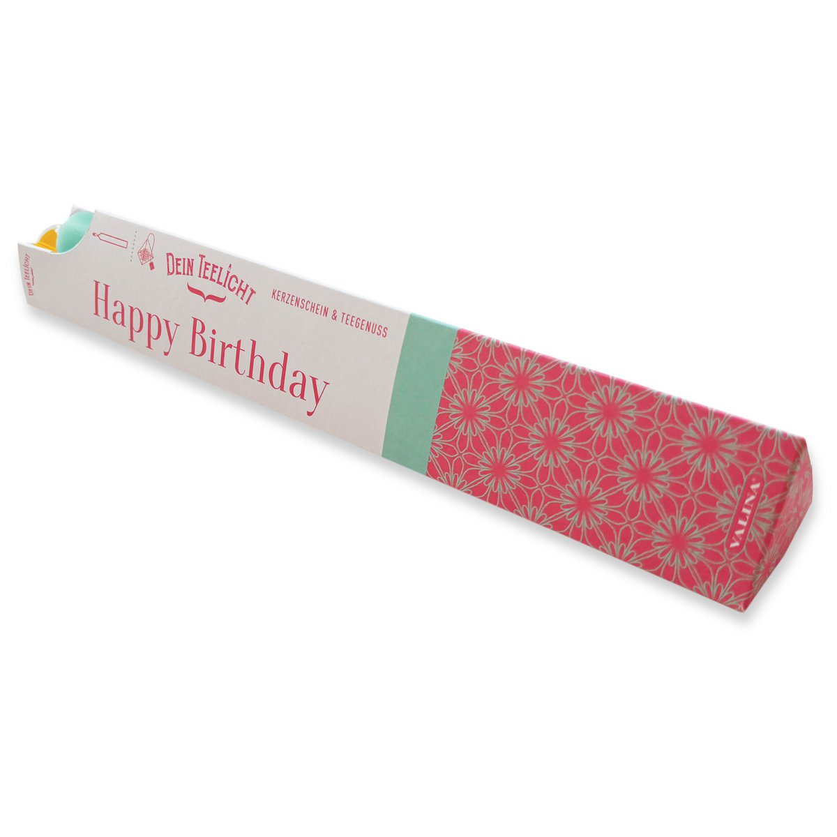 DEIN TEELICHT / Kerzenschein & Teegenuß / Happy Birthday / VE 12