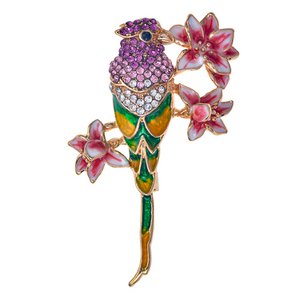 Broche Dames Roze, Metaal null