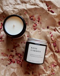 Rose Garden, natural soy wax candle with essential oils