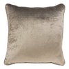 cushion velvet taupe 45x45cm