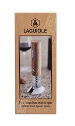 LAGUIOLE ELECTRIC CORKSCREW - ELECTRIC WINE OPENER BROWN