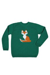Sweter FOX - GREEN