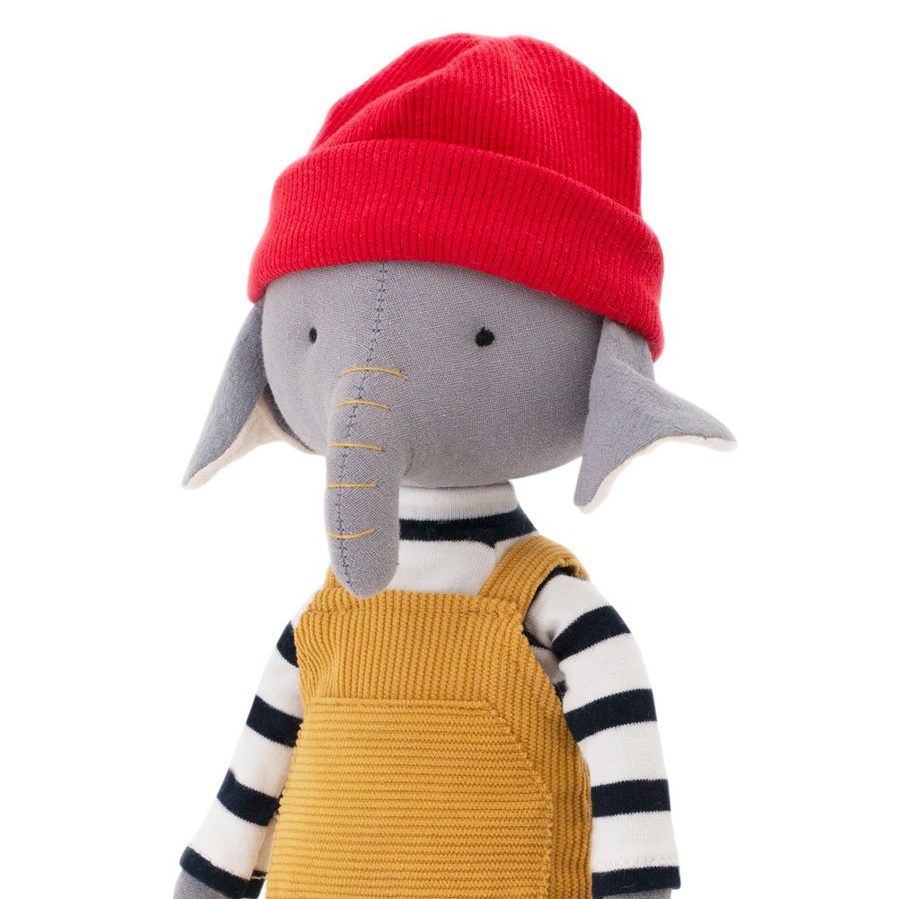 Bomuld plys legetøj, Cotti Motti, Ali the Elephant (30cm)