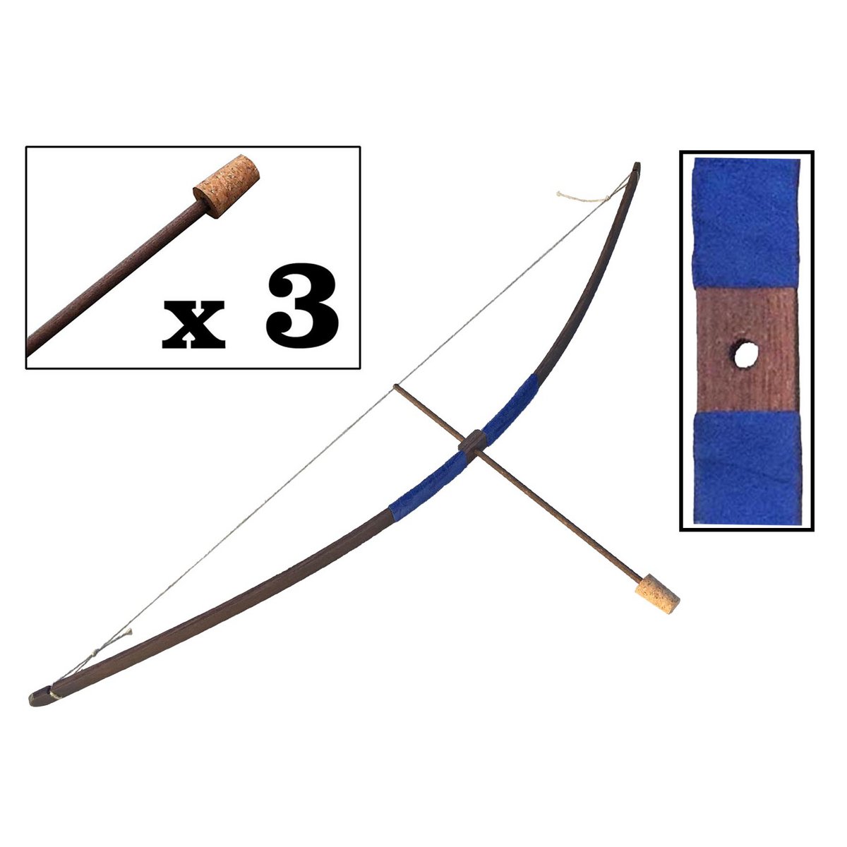 BOW RUSTIK + 3 ARROWS - ST454F