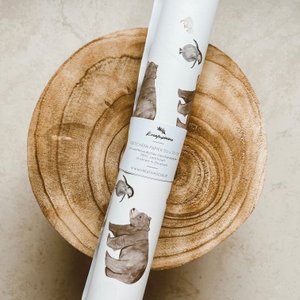 Geschenkpapier-Bogen »Kleine Tiere«, 50 x 70 cm, PEFC