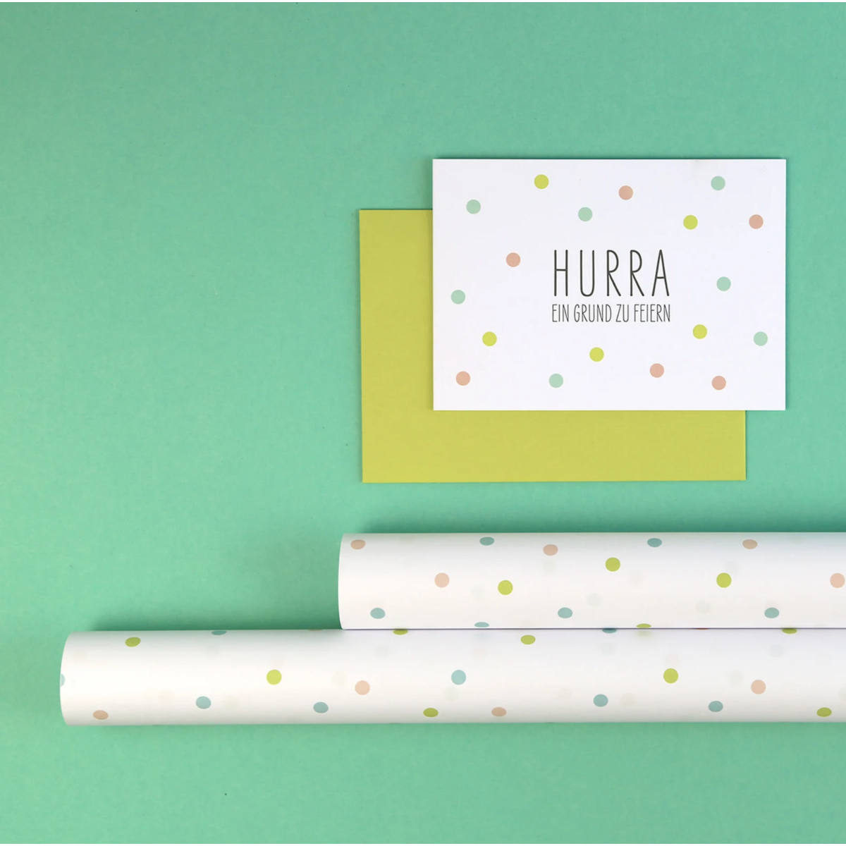 Geschenkpapier Punkte Emma