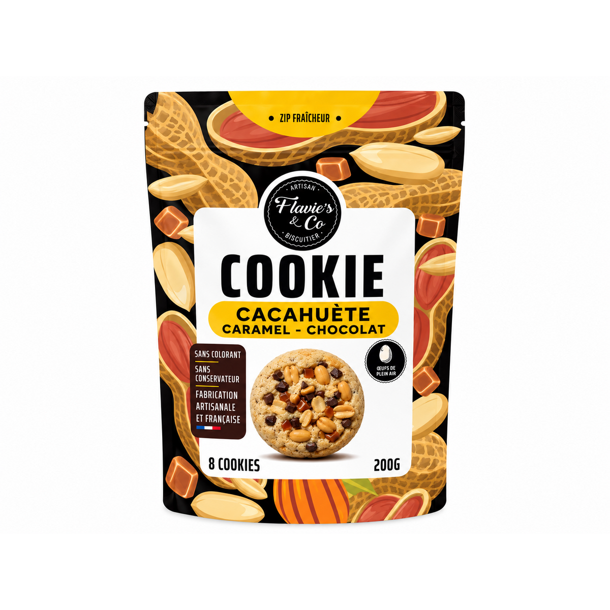 Peanut Cookie - Caramel - Chocolate