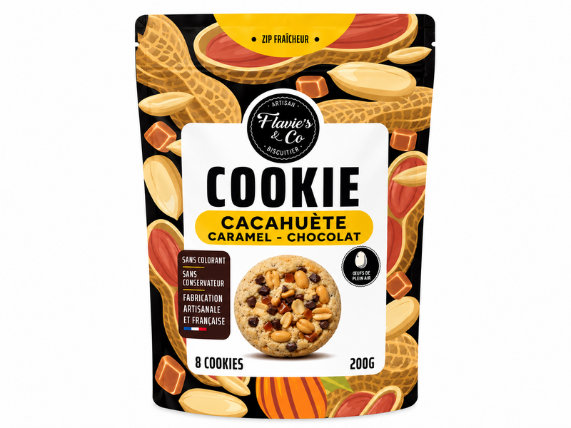 Peanut Cookie - Caramel - Chocolate