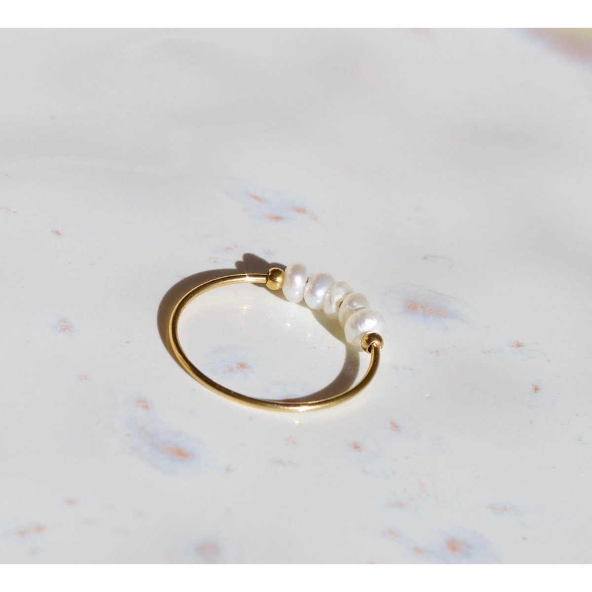 Gurk - Pearl Ring Gold