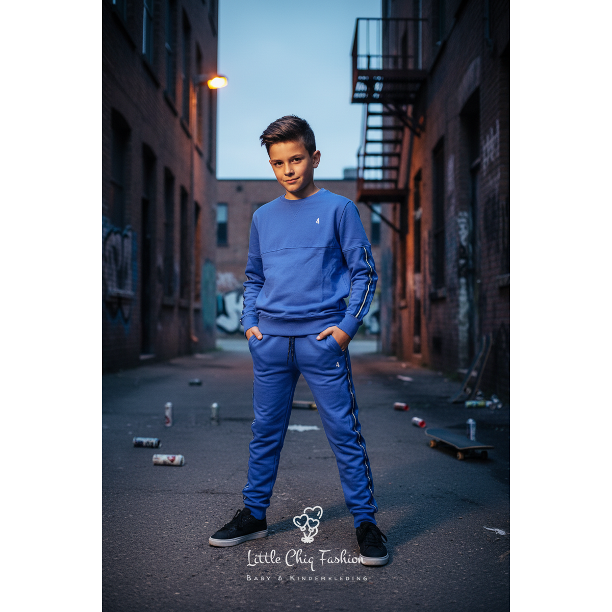 LewyLou NO4 Jogger blauw