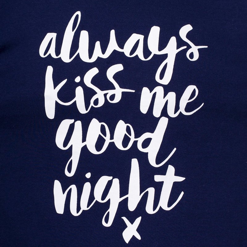 Nightdress de las mujeres - Siempre bésame buenas noches