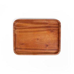 Handmade Tableware - Appetizer Serving Tray 26x20 cm - Eco-friendly - Khaya Wood