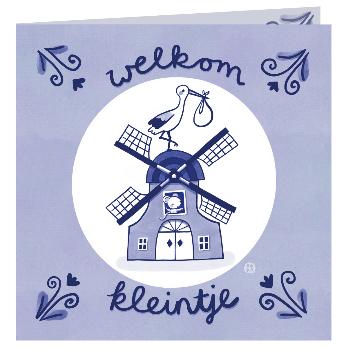 Holland-Grußkarte – Willkommen, Kleiner
