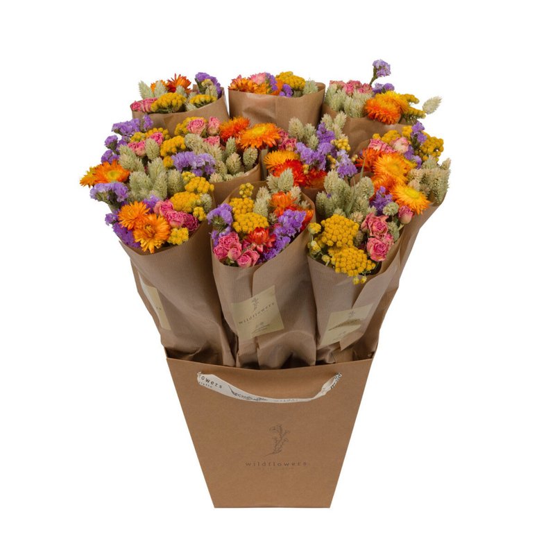 Market More Dried Flowers Bouquet – Multi