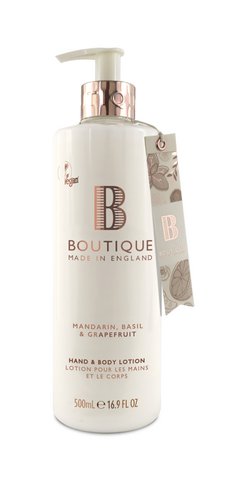 Boutique Mandarin, Basil & Grapefruit Hand & Body Lotion 500Ml