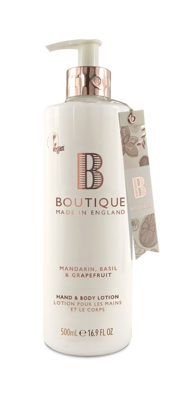 Boutique Mandarin, Basil & Grapefruit Hand & Body Lotion 500Ml