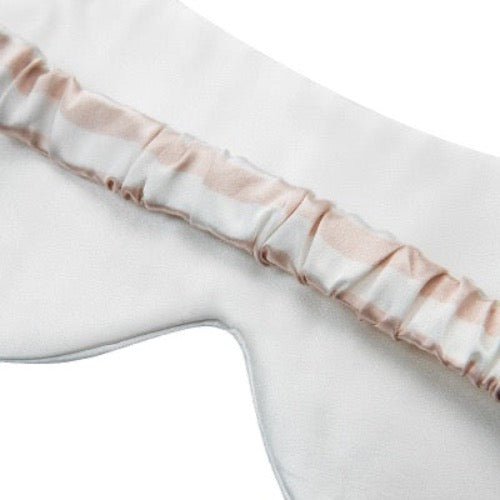 Masque de sommeil surdimensionné en soie 19 mamans – Collection rayée