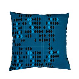 Housse de coussin, MYRTILLUS - bleu sarcelle