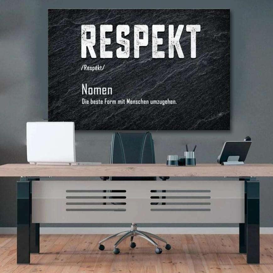 Definicja szacunku - aluminiowy obraz Dibond