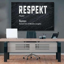 Definition af respekt - Aluminium Dibond Image