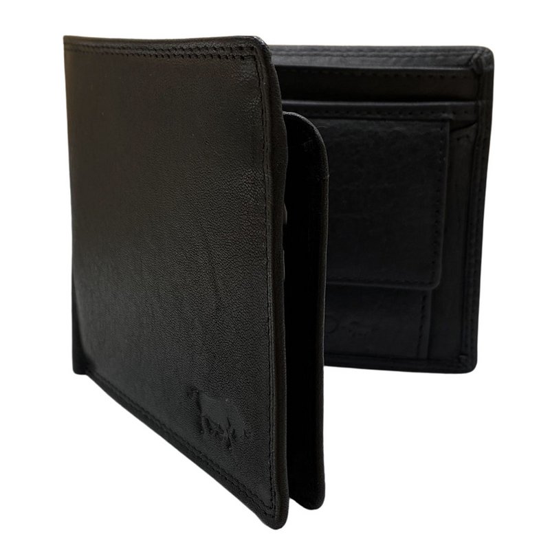 Arrigo - Pung Mænd - Brunt og Sort Læder - Billfold Model - Pung