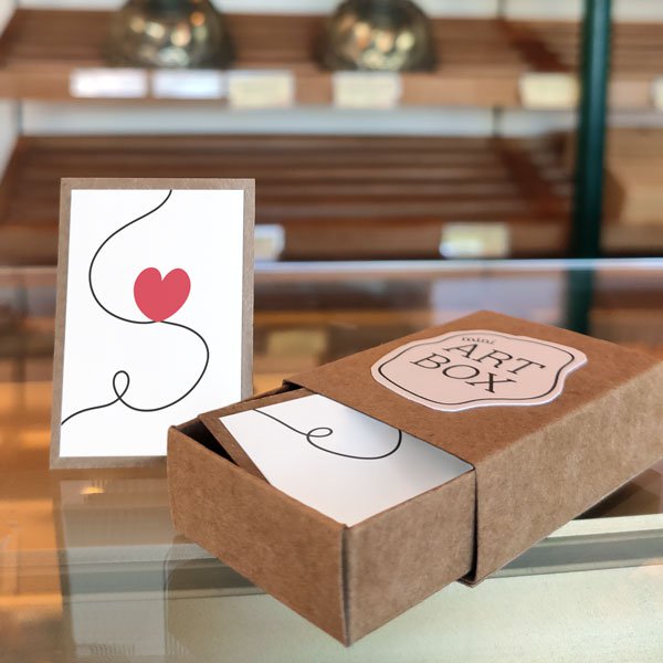 DIY Mini Art – Love Red (4 pcs)