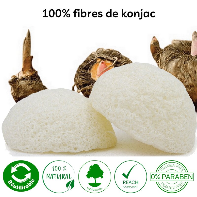 Klassisk Konjac Natural Face Svamp