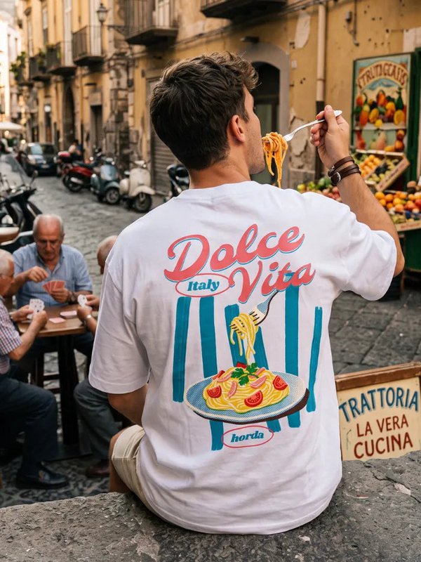 T-shirt Dolce Vita Horda | Boxy Fit 200g Made in Italy