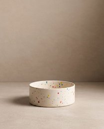 New Party Pet Bowl 16,5cm Set 2 White