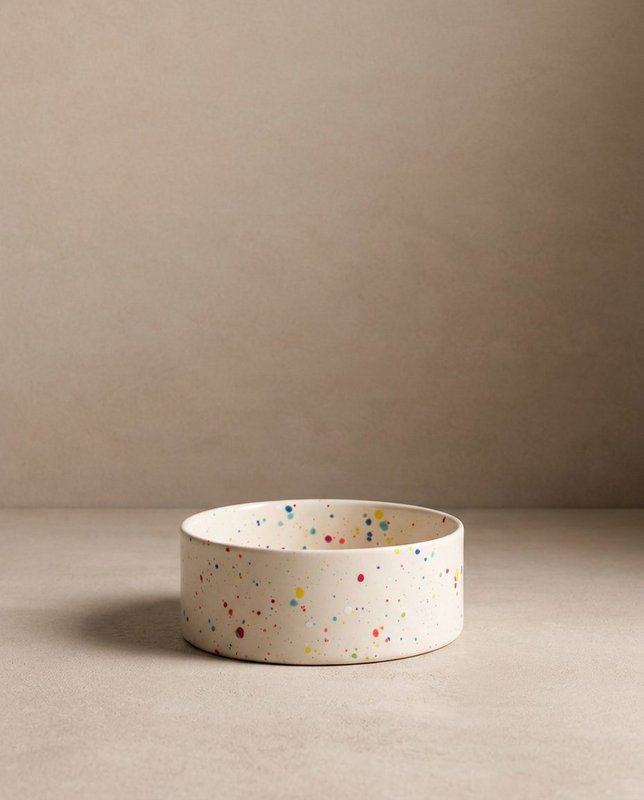 New Party Pet Bowl 16,5cm Set 2 White