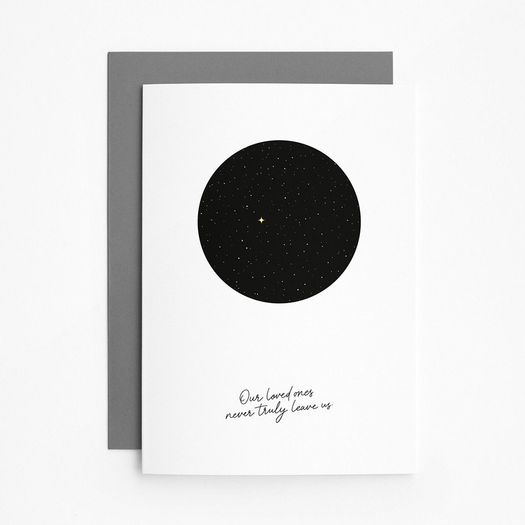 Card "starry sky"