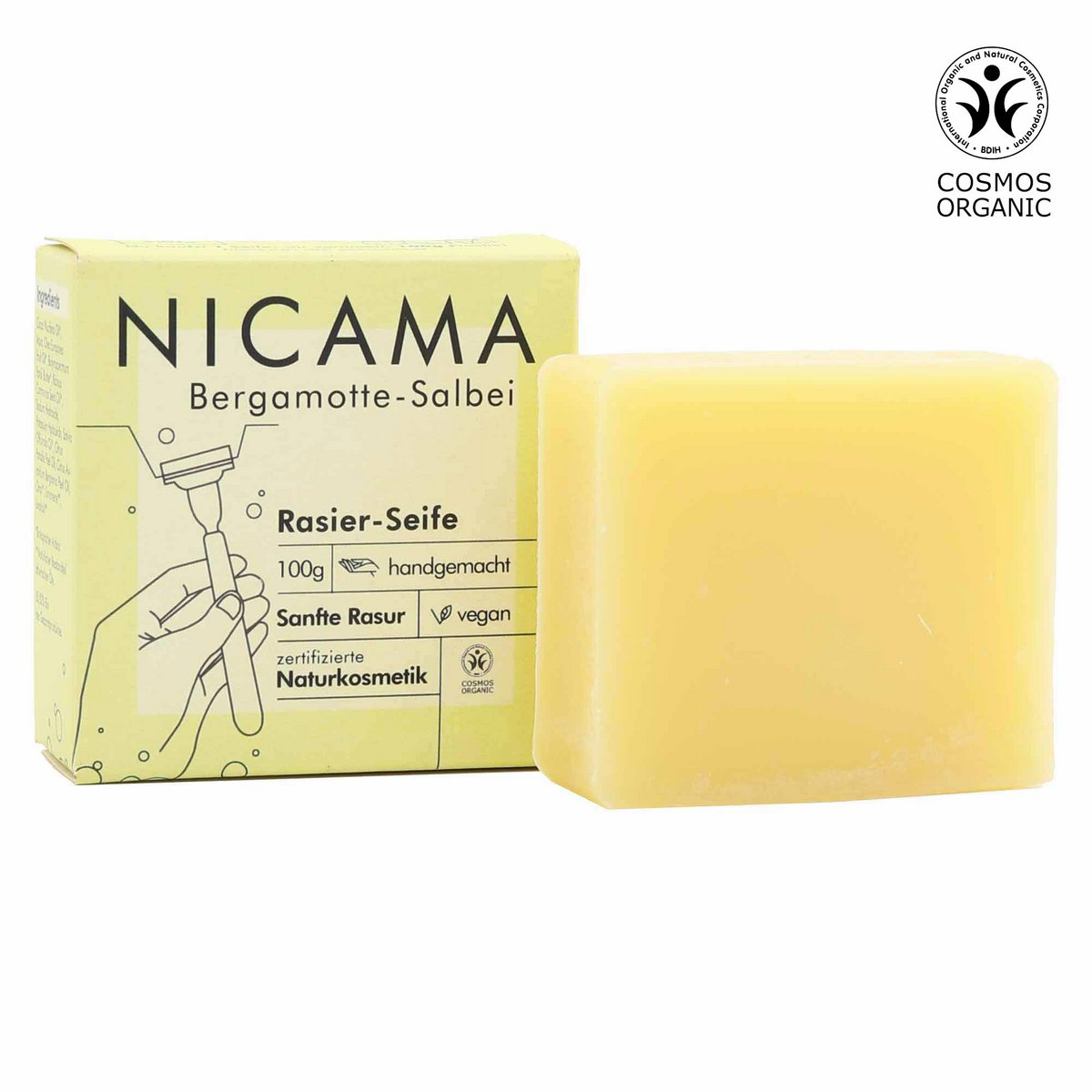 NICAMA Rasieseife (100g)